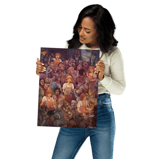 Erin Everywhere All At Once Matte Poster (Unframed) - The Wandering Inn Store - pirateaba