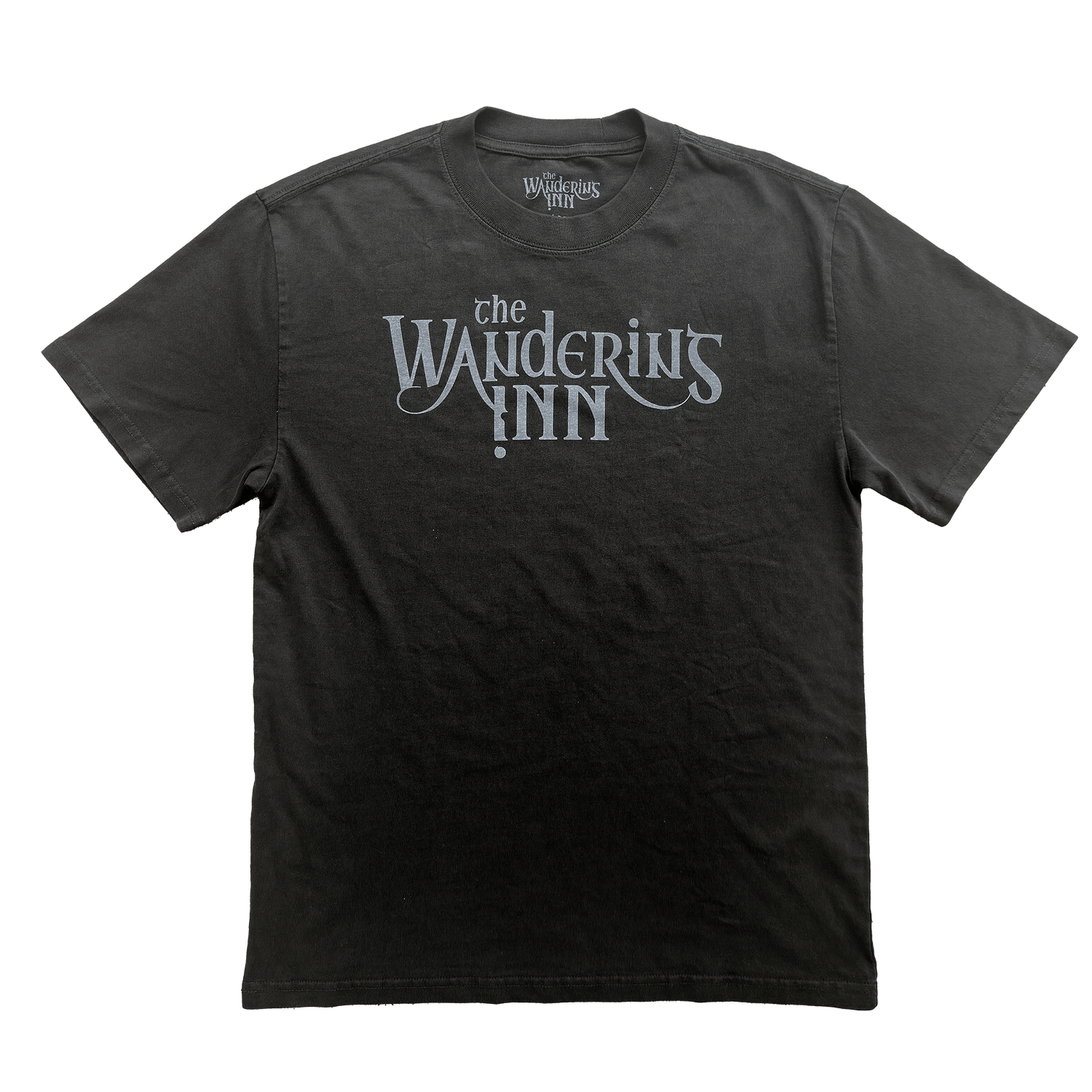 Faded Logo Drop Shoulder Tee - The Wandering Inn Store - pirateaba