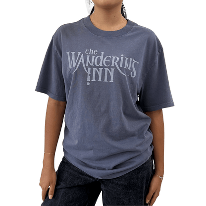 Faded Logo Drop Shoulder Tee - The Wandering Inn Store - pirateaba