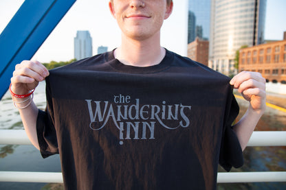 Faded Logo Drop Shoulder Tee - The Wandering Inn Store - pirateaba