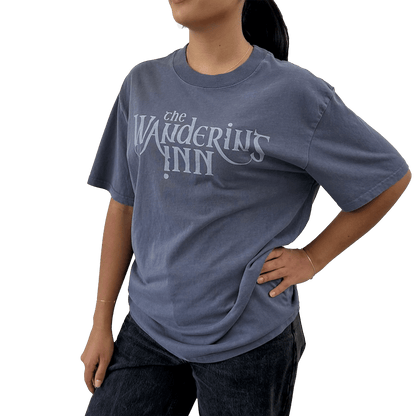 Faded Logo Drop Shoulder Tee - The Wandering Inn Store - pirateaba