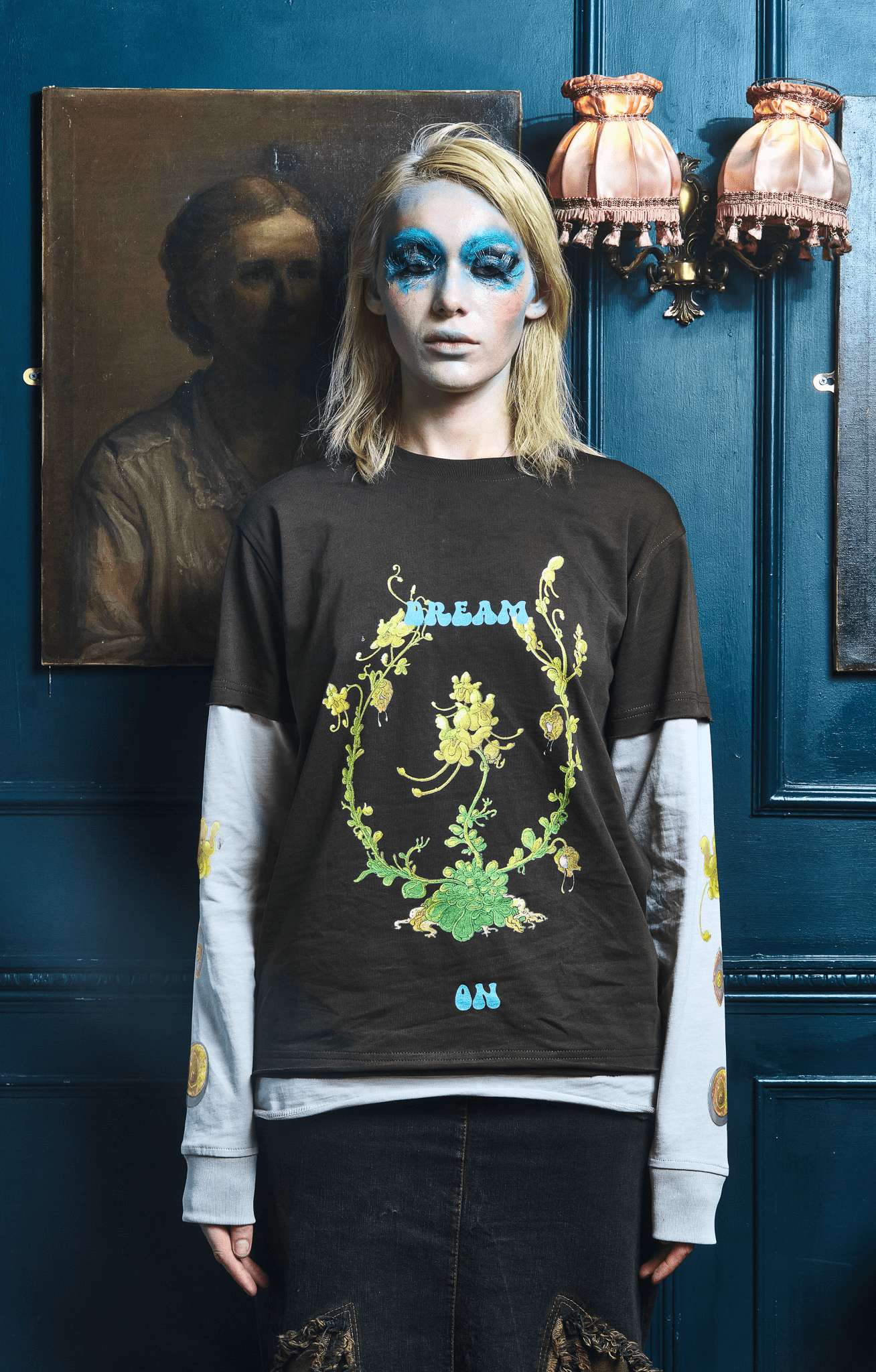 Fae Flower Long Sleeved Tee - The Wandering Inn Store - pirateaba