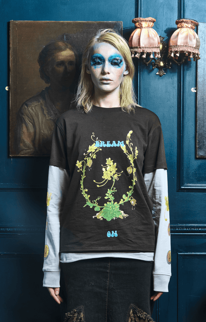 Fae Flower Long Sleeved Tee - The Wandering Inn Store - pirateaba