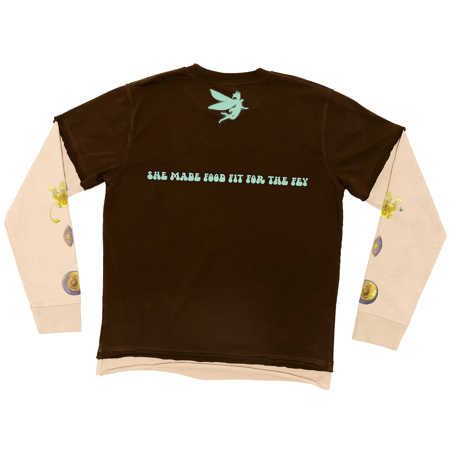 Fae Flower Long Sleeved Tee - The Wandering Inn Store - pirateaba