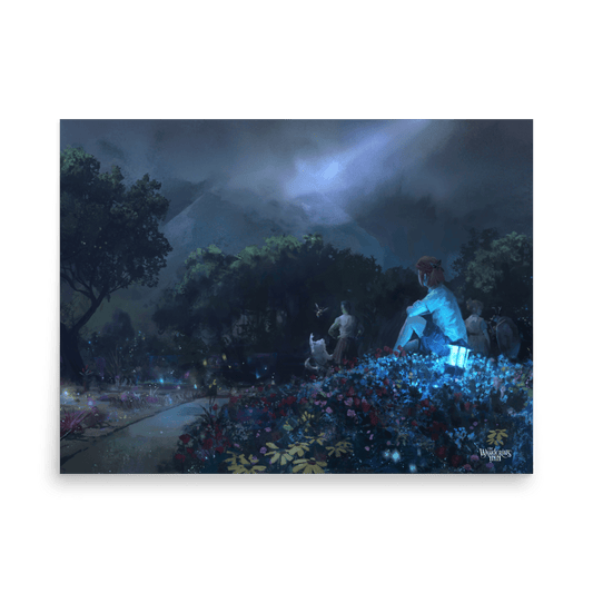 Garden Of Sanctuary Matte Poster - The Wandering Inn Store - pirateaba