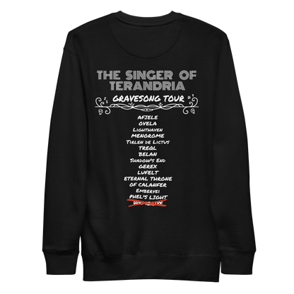 Gravesong Concert Sweatshirt (Fitted Style) - The Wandering Inn Store - pirateaba