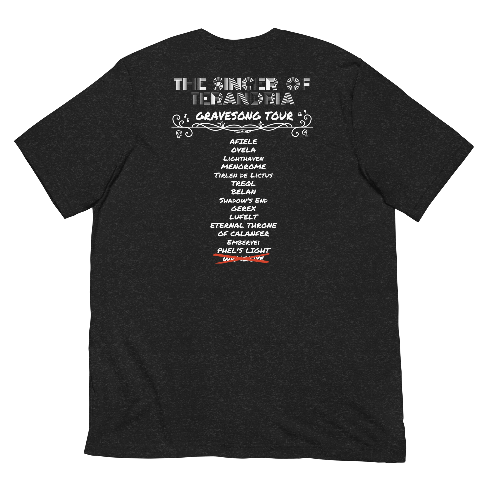 Gravesong Concert T-Shirt - The Wandering Inn Store - pirateaba