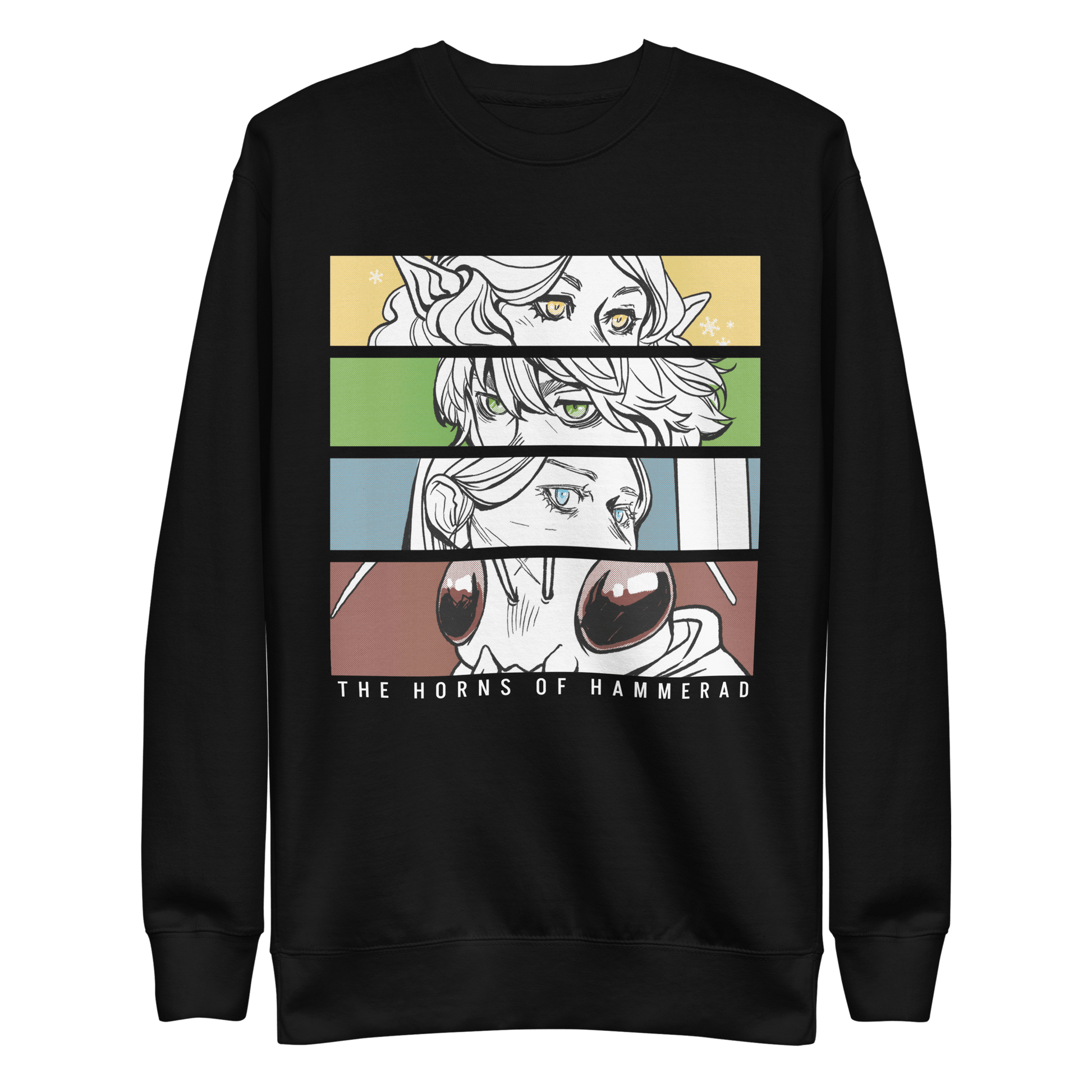 Horns of Hammerad Sweatshirt (Fitted Style) - The Wandering Inn Store - pirateaba