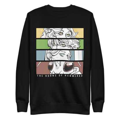 Horns of Hammerad Sweatshirt (Fitted Style) - The Wandering Inn Store - pirateaba