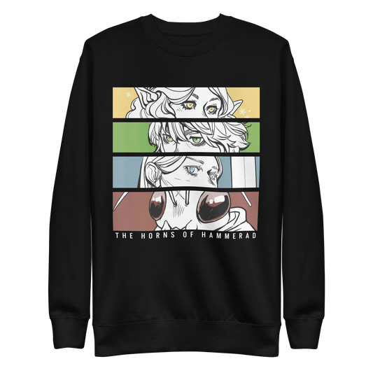 Horns of Hammerad Sweatshirt (Fitted Style) - The Wandering Inn Store - pirateaba