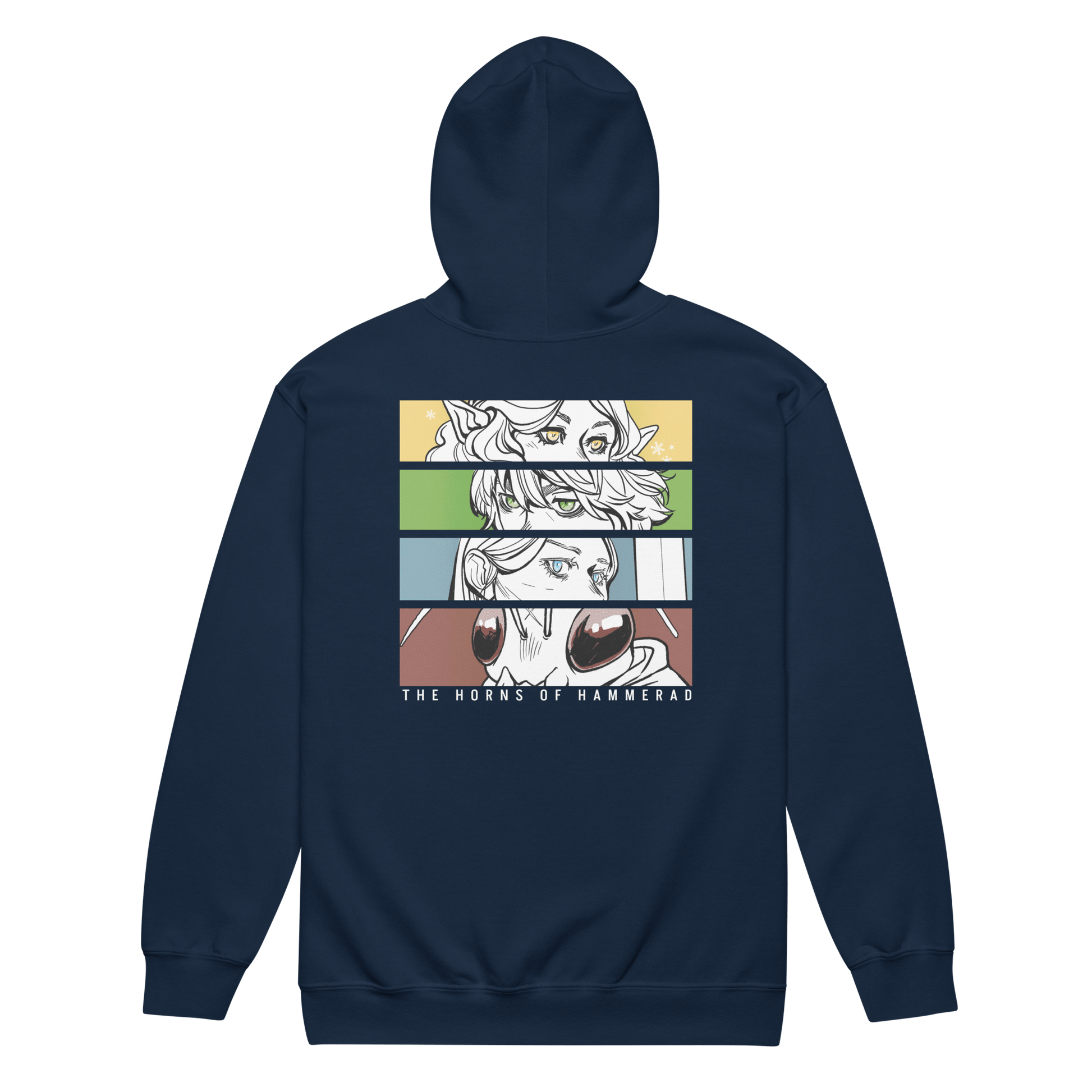 Horns Of Hammerad Zip Hoodie - The Wandering Inn Store - pirateaba