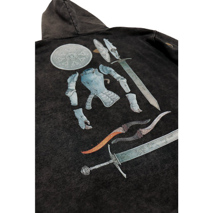 Horns Zip Up Hoodie - The Wandering Inn Store - pirateaba