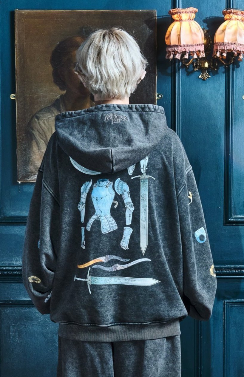 Horns Zip Up Hoodie - The Wandering Inn Store - pirateaba