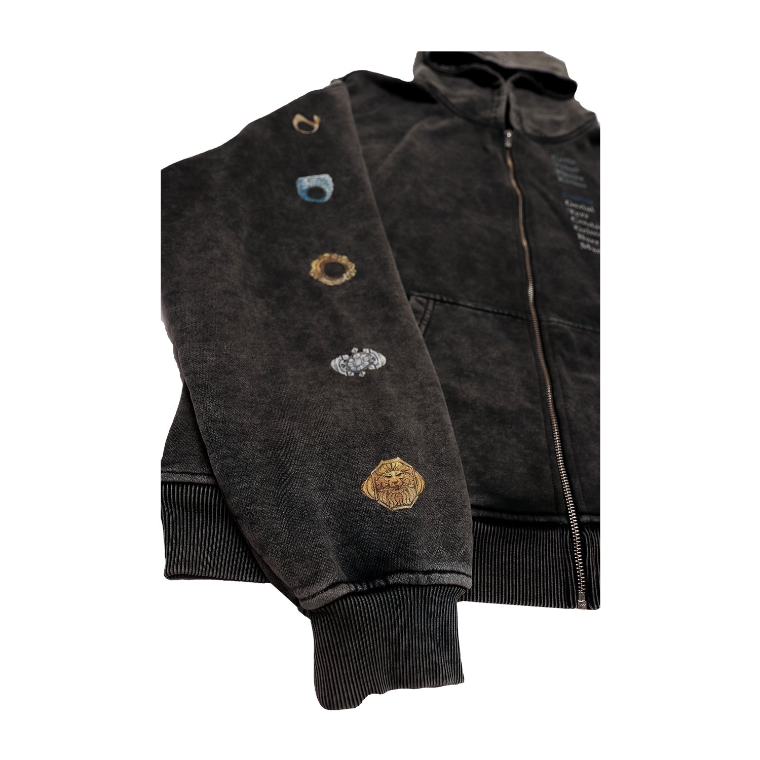 Horns Zip Up Hoodie - The Wandering Inn Store - pirateaba