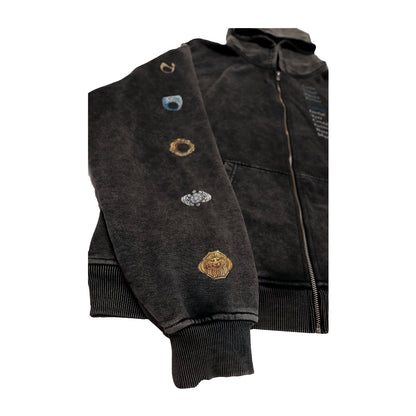 Horns Zip Up Hoodie - The Wandering Inn Store - pirateaba
