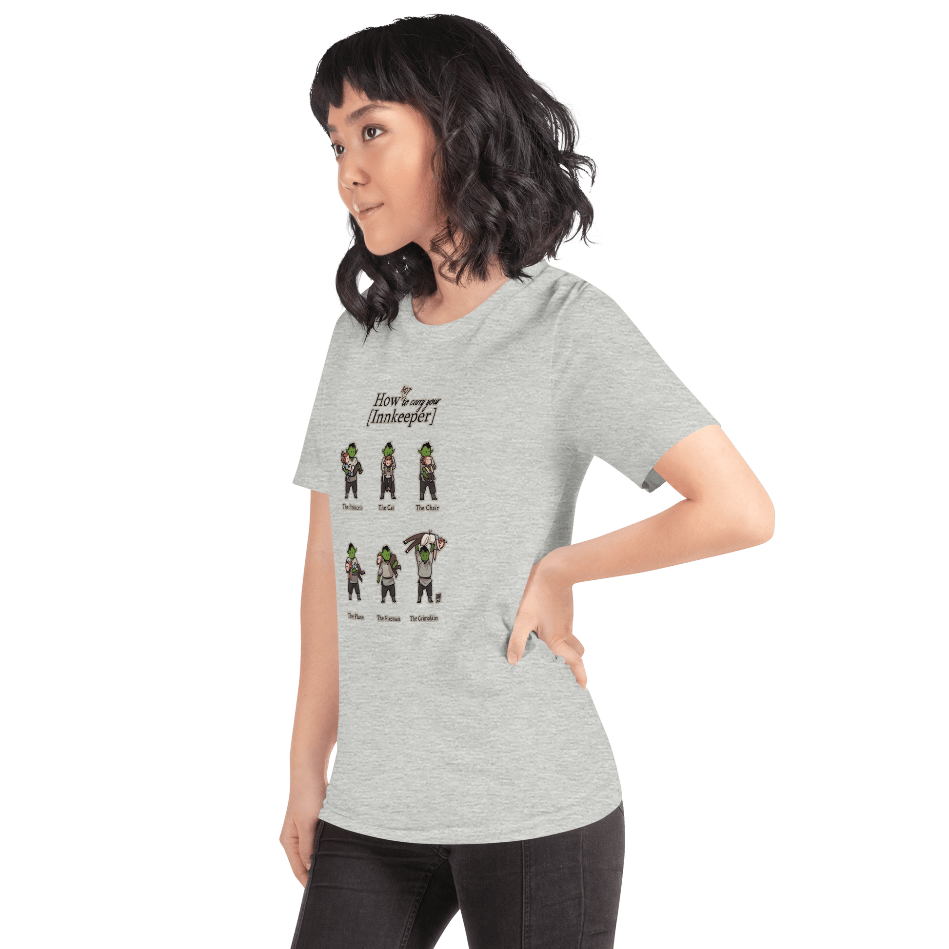 How (not) to Carry Your Innkeeper t-shirt (Unisex) - The Wandering Inn Store - pirateaba