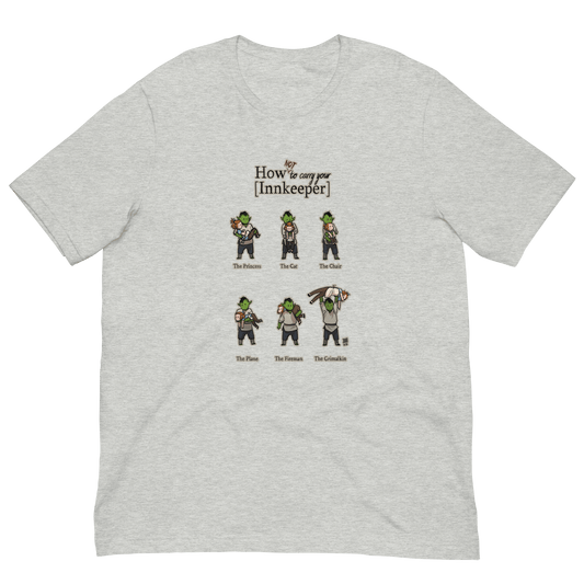 How (not) to Carry Your Innkeeper t-shirt (Unisex) - The Wandering Inn Store - pirateaba