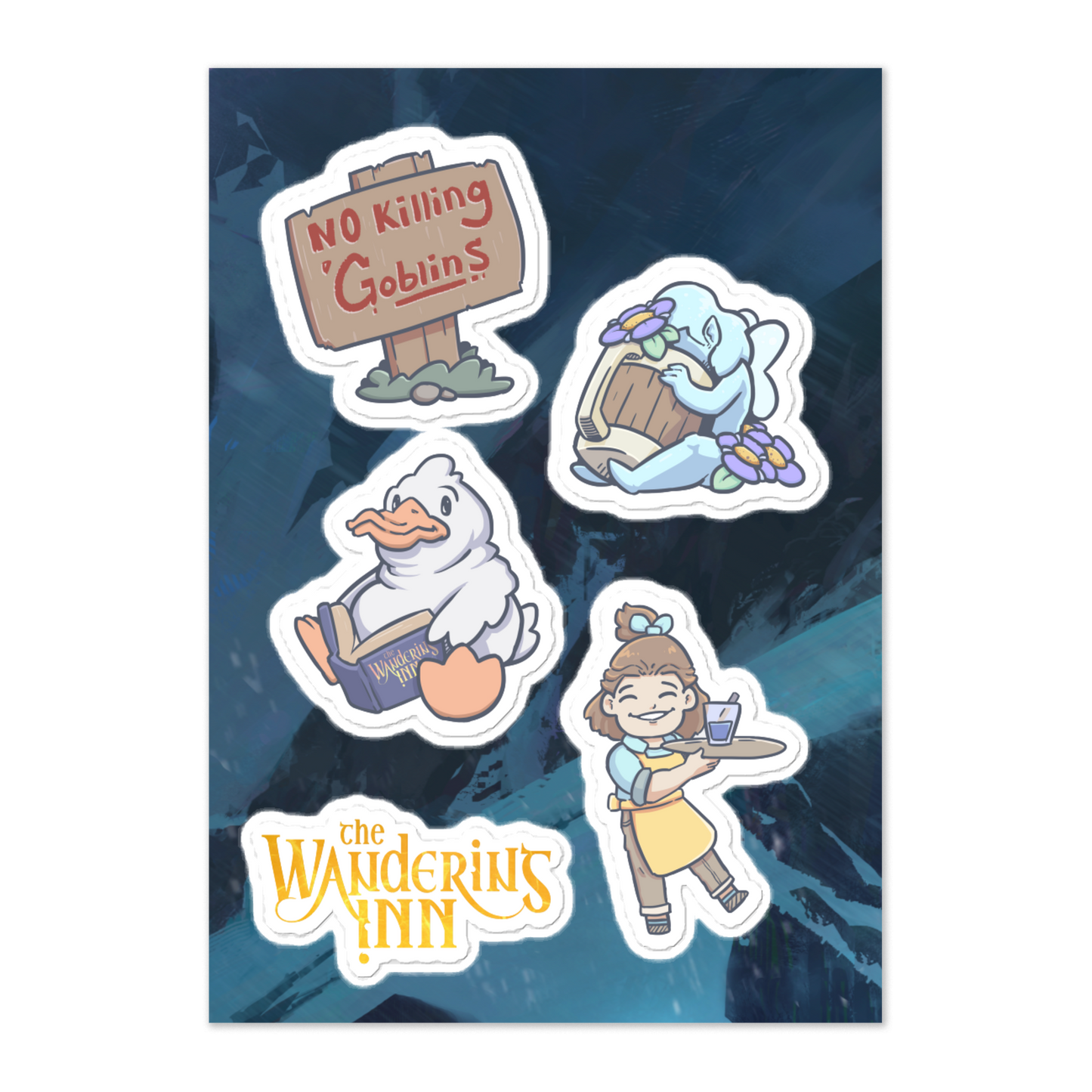 The Wandering Inn Sticker Sheet