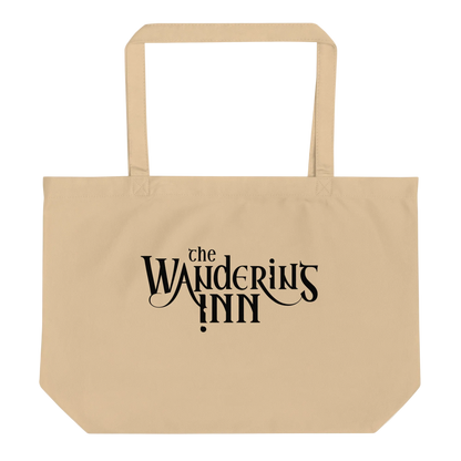 The Wandering Inn Large organic tote bag