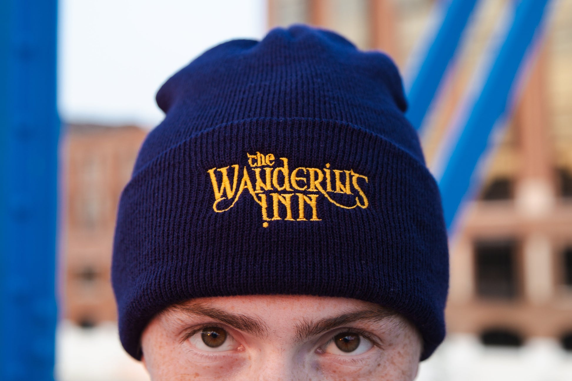 Logo Embroidered Beanie - The Wandering Inn Store - pirateaba