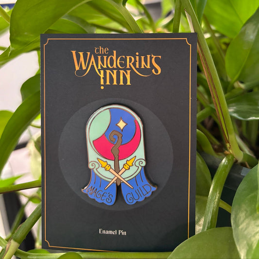 Mage's Guild Enamel Pin - The Wandering Inn Store - pirateaba