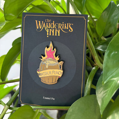 Minotaur's Punch Enamel Pin - The Wandering Inn Store - pirateaba