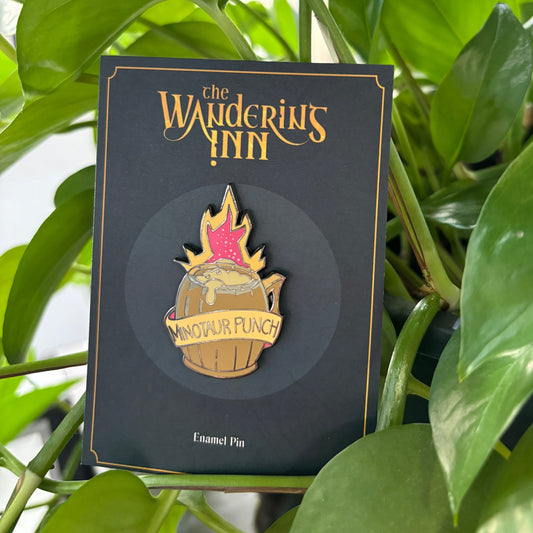 Minotaur's Punch Enamel Pin - The Wandering Inn Store - pirateaba