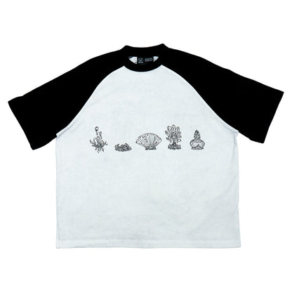 Monsters Raglan Tee - The Wandering Inn Store - pirateaba