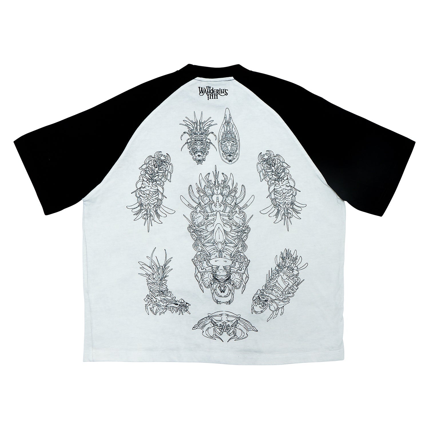 Monsters Raglan Tee - The Wandering Inn Store - pirateaba