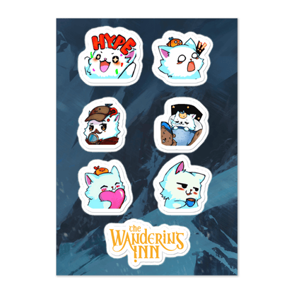 Mrsha Sticker sheet - The Wandering Inn Store - pirateaba