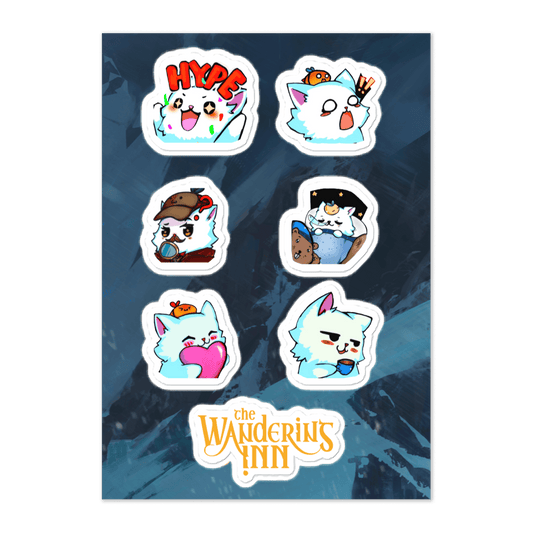 Mrsha Sticker sheet - The Wandering Inn Store - pirateaba