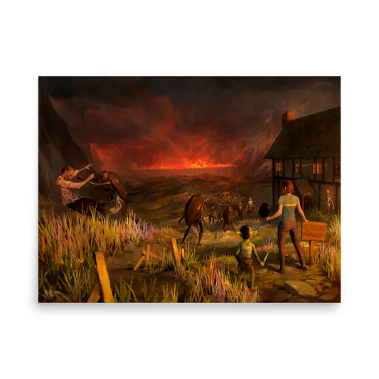 No Killing Goblins cover poster, 18 × 24 inch matte poster