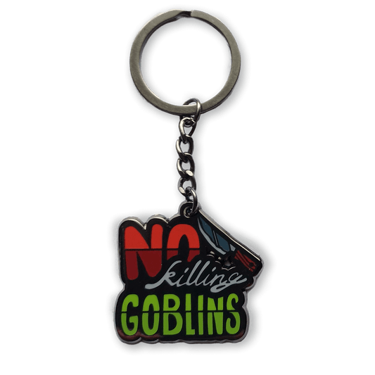 No Killing Goblins Keychain - The Wandering Inn Store - pirateaba