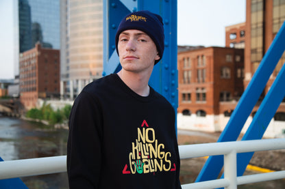 No Killing Goblins Sweatshirt - The Wandering Inn Store - pirateaba