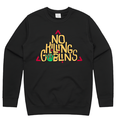 No Killing Goblins Sweatshirt - The Wandering Inn Store - pirateaba