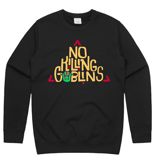No Killing Goblins Sweatshirt - The Wandering Inn Store - pirateaba