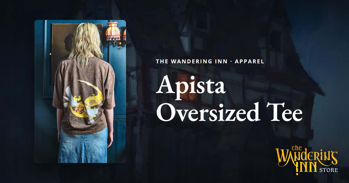 Apista Oversized Tee | The Wandering Inn Official Merch | The