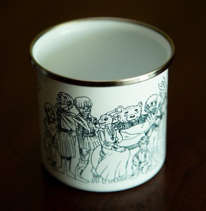Players of Celum Enamel Mug - The Wandering Inn Store - pirateaba