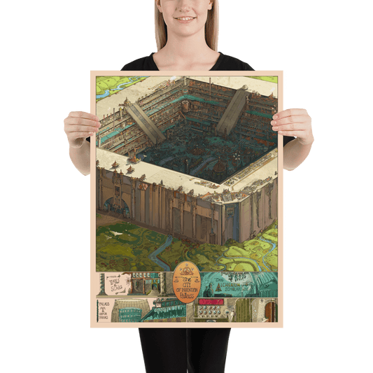 The City Of Invention Matte Poster (Unframed) - The Wandering Inn Store - pirateaba