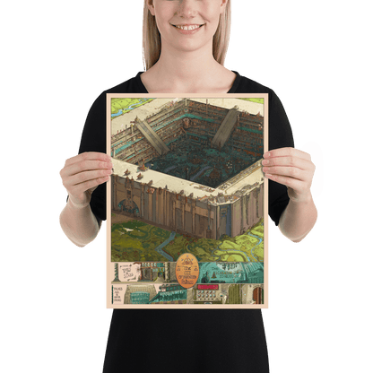 The City Of Invention Matte Poster (Unframed) - The Wandering Inn Store - pirateaba