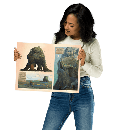 The Earth Elemental Matte Poster (Unframed) - The Wandering Inn Store - pirateaba