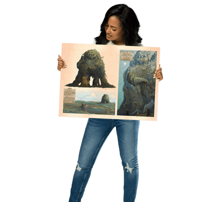 The Earth Elemental Matte Poster (Unframed) - The Wandering Inn Store - pirateaba