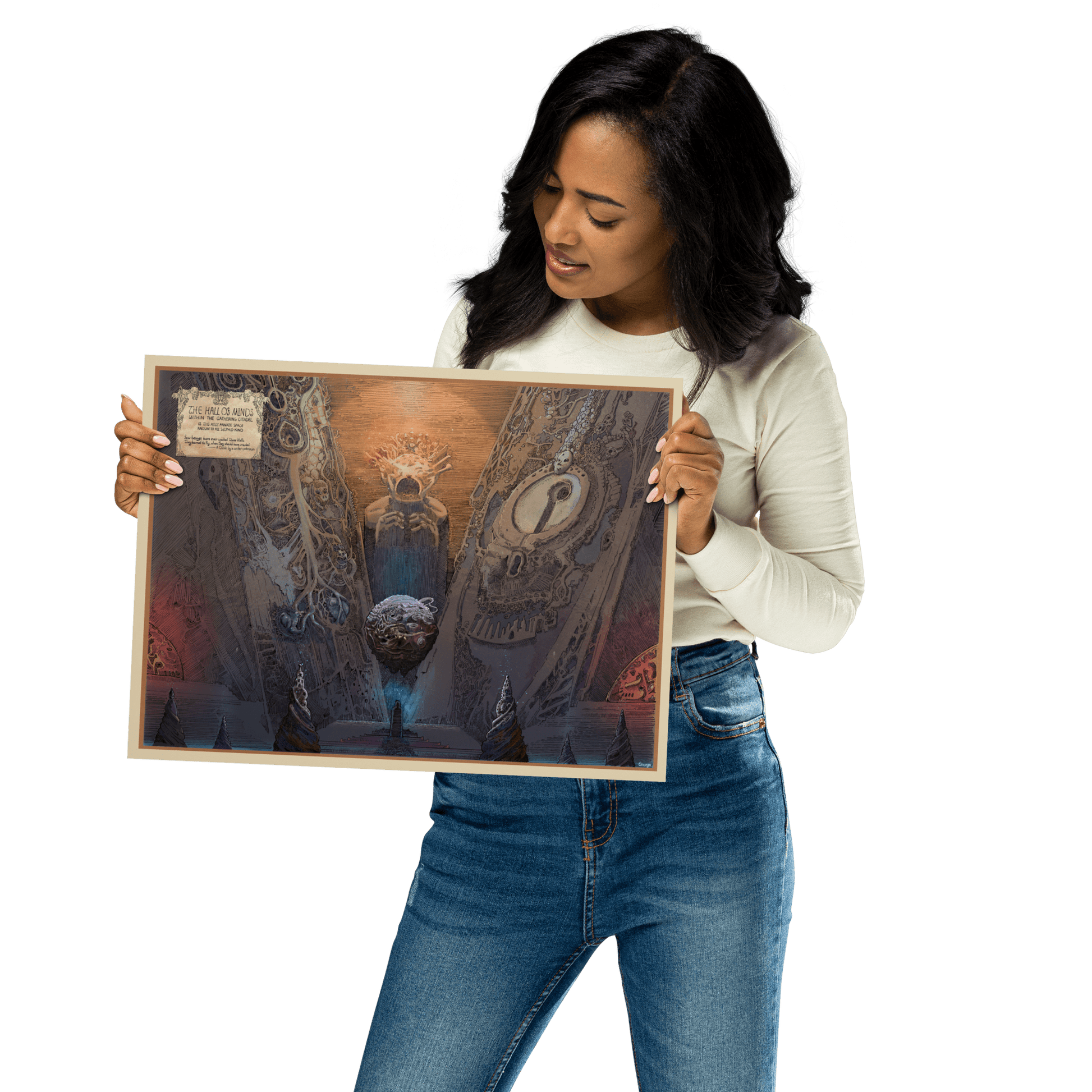 The Hall Of Minds Matte Poster (Unframed) - The Wandering Inn Store - pirateaba