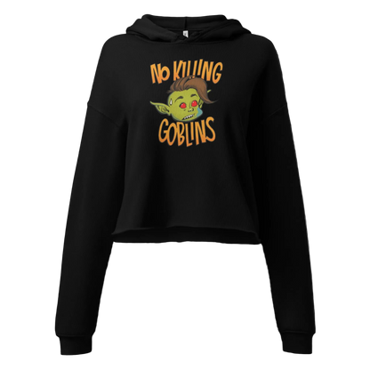 No Killing Goblins Crop Hoodie